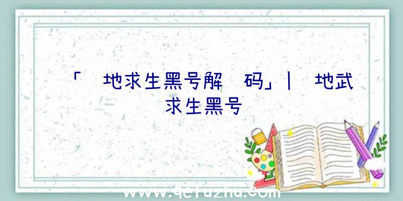 「绝地求生黑号解锁码」|绝地武求生黑号